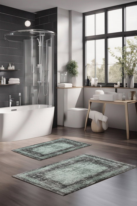 Mijölnir Juego de alfombrillas de baño CT-5084 - Blue Mijölnir Juego de alfombrillas de baño CT-5084 - Blue